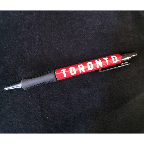NBA Team Toronto Raptors Lot of 23 Red Click Pens Black Ink Official Licensed - Picture 2 of 4